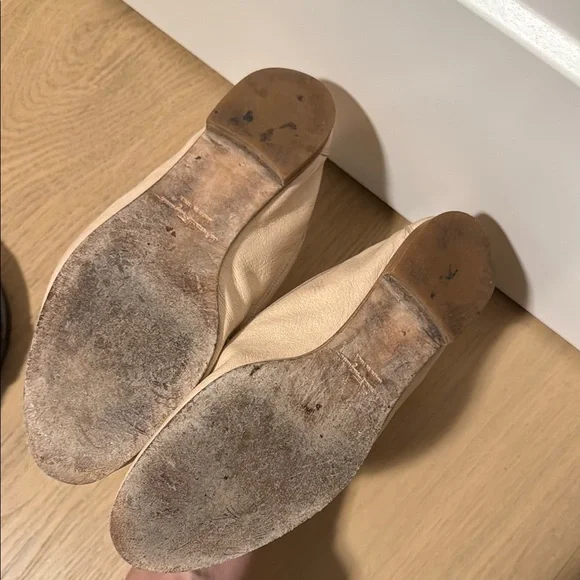 Salvatore Ferragamo Cream beige leather Loafers with Horsebit Detail 7 - Picture 5 of 6